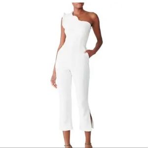 Black Halo Pravella Jumpsuit one shoulder